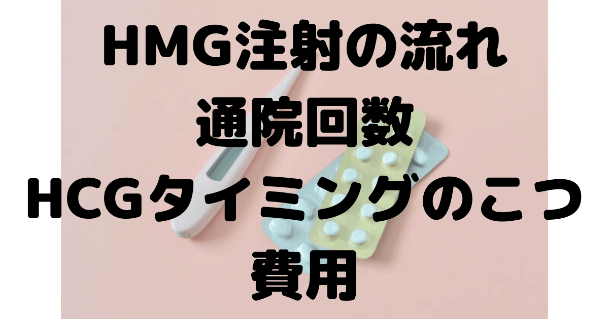 【体験談】HMG注射の不妊治療の流れ｜通院回数・HCGタイミング・費用を完全解説のアイキャッチ画像